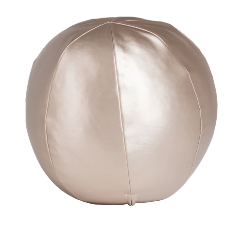 WOOOD bal kussen klein Rodeo - Metallic - Naturel - 30x30x30 - vtwonen shop