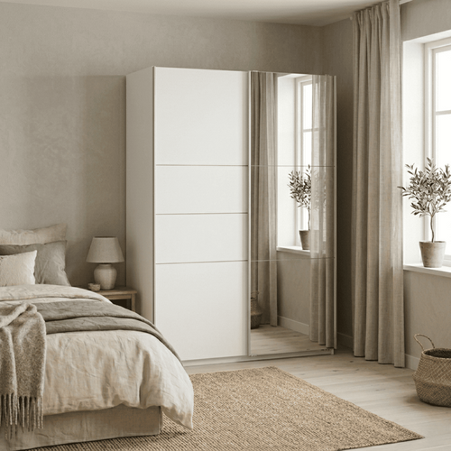 Calicosy - Kast LINE - Licht hout 148x59,8x203 cm