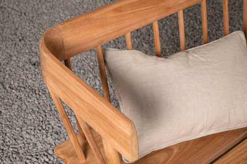 Rebellenclub Tuinbank Reed - 122 x 58cm - Naturel Hout - vtwonen shop