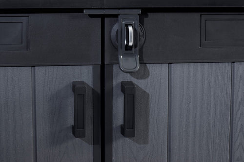 Keter Cortina Mega Opbergkast - 2020L - 190,5x109,3x132,5cm - Grijs