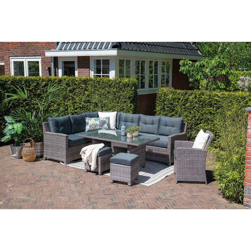 Garden Impressions lounge dining set Jaru desert sand - 6-delig - links - vtwonen shop