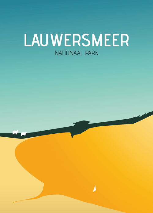 Nationale Parken Poster - Het Lauwersmeer - vtwonen shop