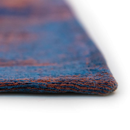 Louis De Poortere vloerkleed Sunset Blue - zwart - 80x150cm