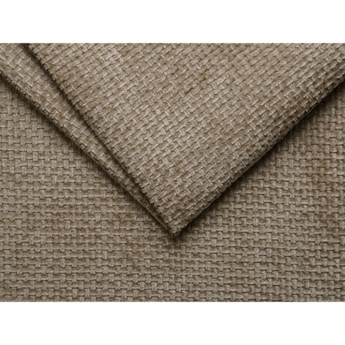 Cosmopolitan Design - Rechter hoekbank Chicago 3-zits, chenille donkerbeige - 167x234x78cm