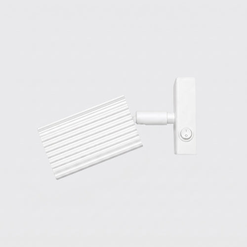 Sollux Lighting Wandlamp RAYO wit met schakelaar - 8x16x16cm