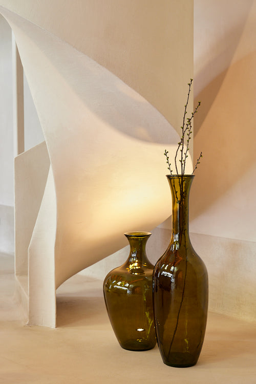 Light & Living vaas IMANO - Ø30x100cm - groen