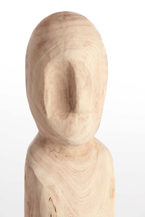 Light & Living ornament LUMUNA - 12x11.5x41cm - bruin