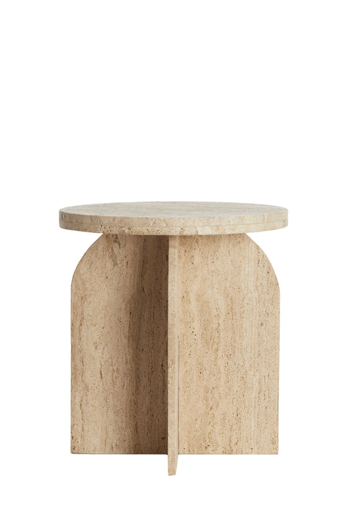 Light & Living bijzettafel OTINIA - Ø41x48cm - bruin - vtwonen shop