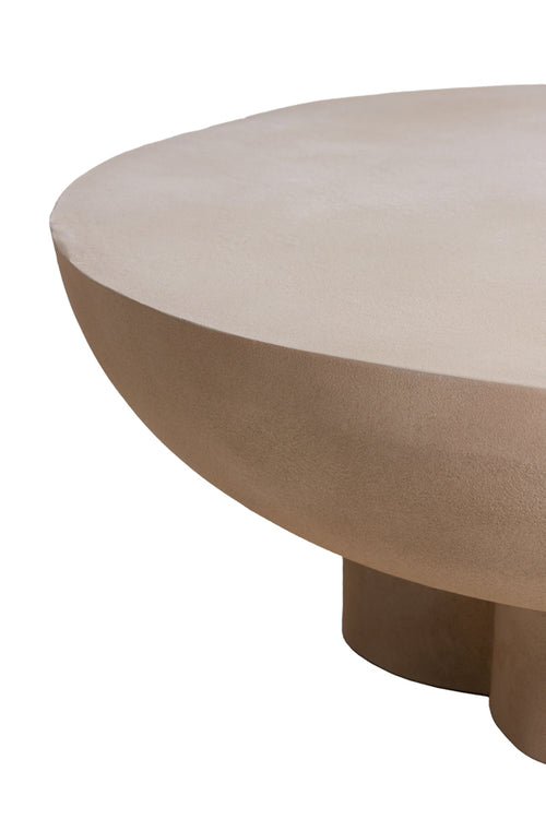 Light & Living salontafel POLINNA - Ø90x30cm - bruin