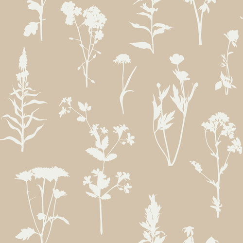 ESTAhome behang veldbloemen zand beige - 0.53 x 10.05 m - 139484 - vtwonen shop