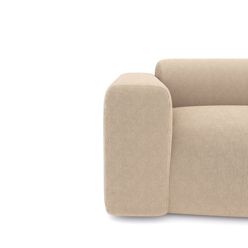 Sia Home - Fauteuils MYRA - Corduroy - Beige - 130cm - vtwonen shop