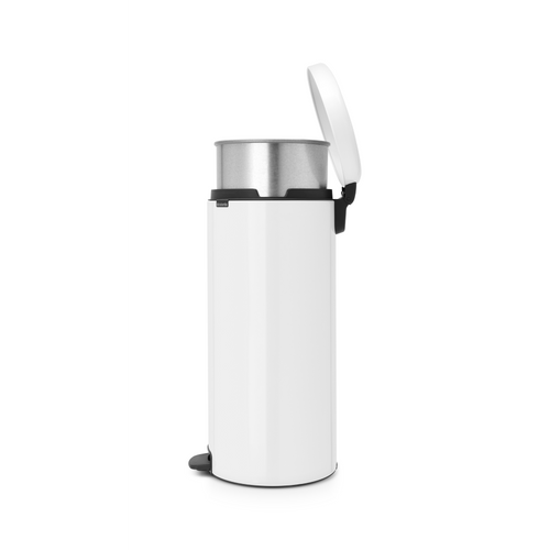Brabantia NewIcon Pedaalemmer, 30 liter, metalen binnenemmer - White