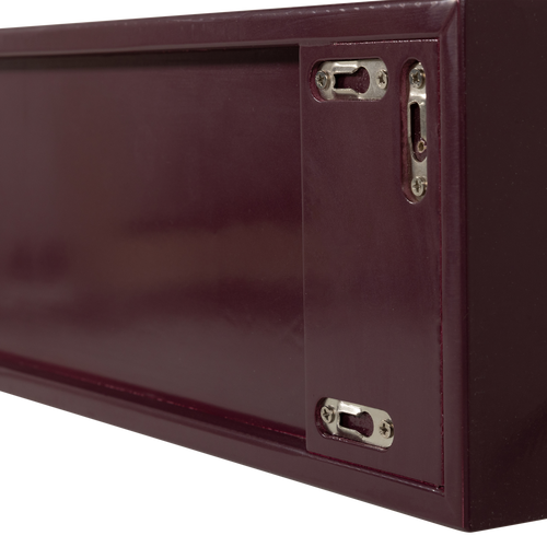 vtwonen wandkast Show It - MDF - Bordeauxrood - 16x130x12