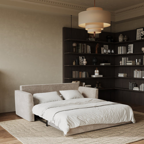 Sia Home - Rechte bank LUXO - Corduroy - Mol - 180cm