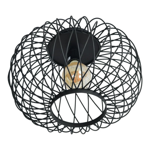 Urban Interiors plafondlamp Twist - 1 lichts - 37  x 24   cm - zwart - vtwonen shop
