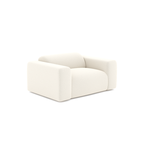 Sia Home - Fauteuils MYRA - Bouclette stof - Crème - 130cm - vtwonen shop