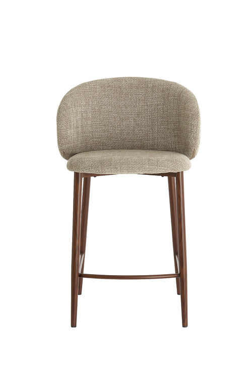 Light & Living barkruk ALUKO - 57x55x94cm - bruin - vtwonen shop