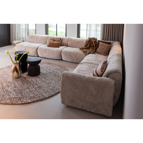 WOOOD smalle bijzettafel Kioni - Acacia Hout - Zwart - 58x30x30 cm - vtwonen shop