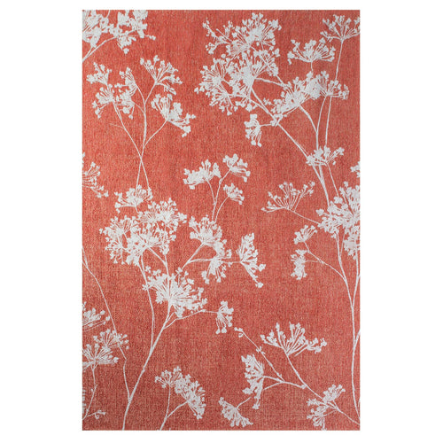 Lola&Moi vloerkleed Inflorescence - rood - 200x280cm