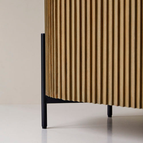 Tikamoon Buffet van mindihout 150 cm - Bruin