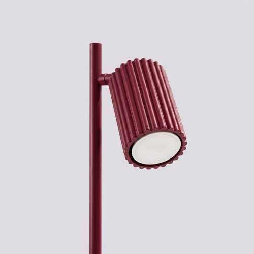 Sollux Lighting Tafellamp KARBON bordeaux - 14,5x19,5x43cm