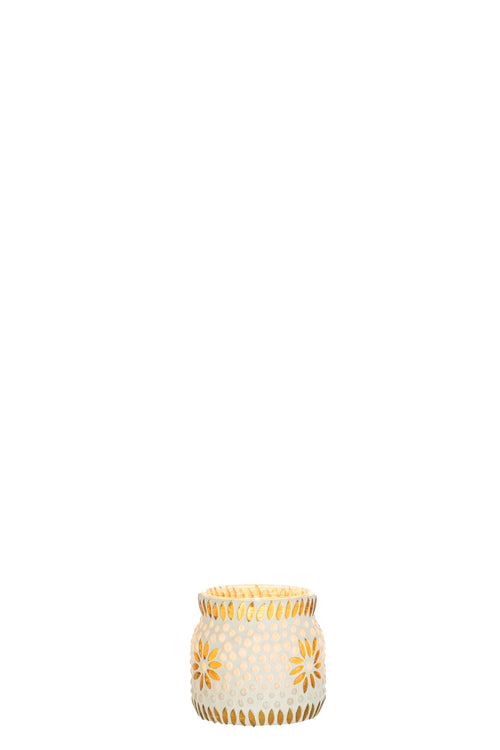 J-Line kaarshouder Bram - glas - geel - medium - 4 stuks - vtwonen shop