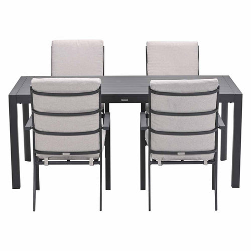 Garden Impressions Sergio/Gosford tuinset 4 personen stapelbare tuinstoelen