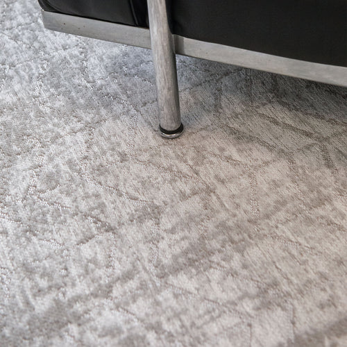 Louis De Poortere vloerkleed White Plains - grijs - 240x240cm - vtwonen shop