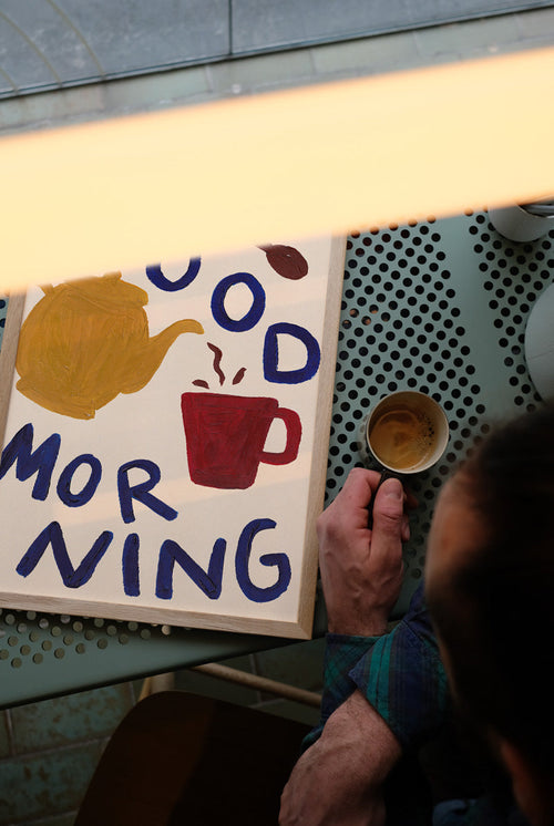 Abbie Franks - Good Morning - PSTR studio Kunst Poster