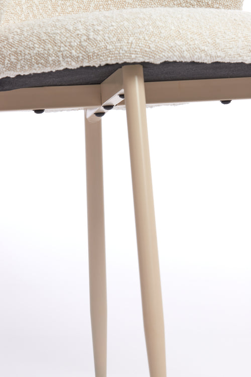 Light & Living eetkamerstoel ELYNA - 56x55x79cm - wit - Set van 2 - vtwonen shop