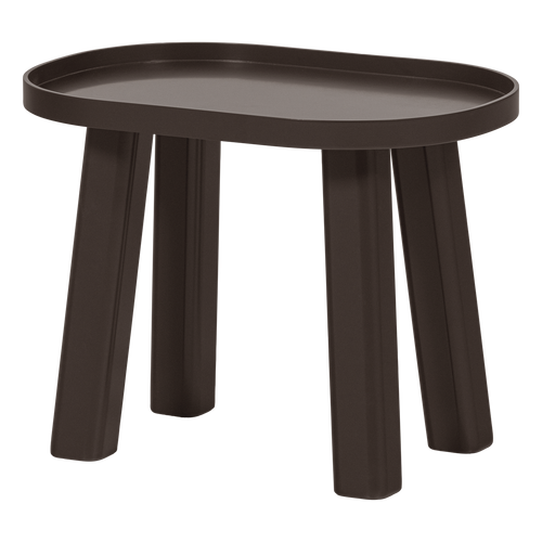 WOOOD bijzettafel Mosa - Hout - Donkerbruin - 46x60x41
