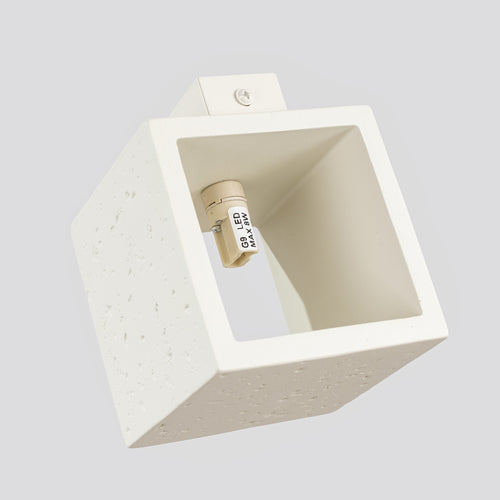 Sollux Lighting Wandlamp QUAD beton beige - 10x12x10cm