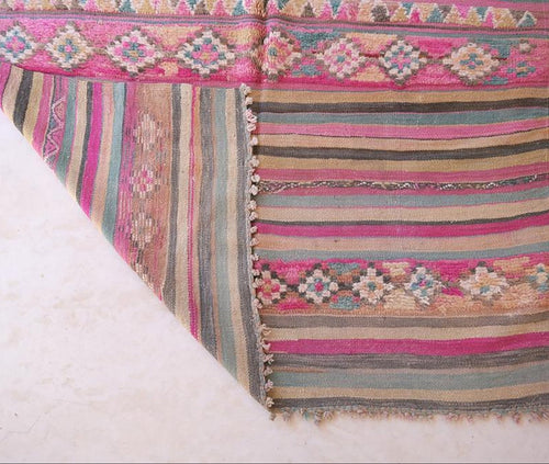 AFK Living vloerkleed Berber - handgemaakt - Wol - 155 x 363 cm