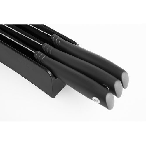 Brabantia Tasty+ Lade messenblok plus 3 messen 123023 - Dark Grey