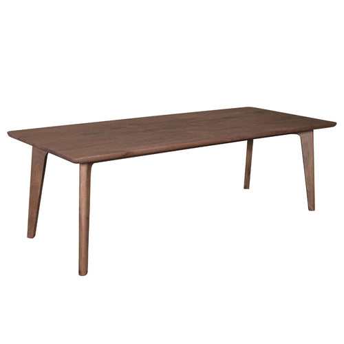 DÉJA Living Eettafel Mitchel - Rechthoek Donkerbruin Hout - 200x100x76cm