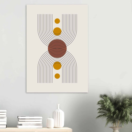 Artfulprints  Boho – Centered shape   poster 50x70 cm - vtwonen shop