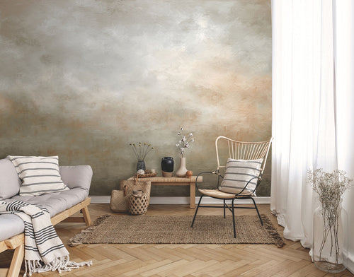 Sanders & Sanders fotobehang wolken bruin - 424 x 280 cm - 640847