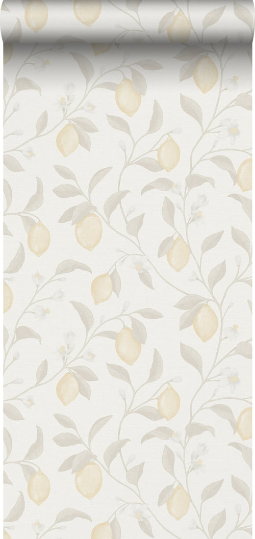 Sanders & Sanders behang fruit beige - 53 cm x 10 m - 641015