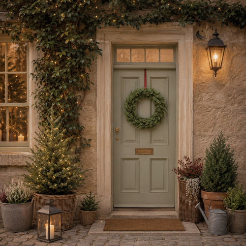Triumph Tree Sherwood Krans - Kerstversiering met Natuurgetrouwe Uitstraling - Kerstkrans met Fijn Gevormde Takken - Deurkrans voor Kerststukje of
