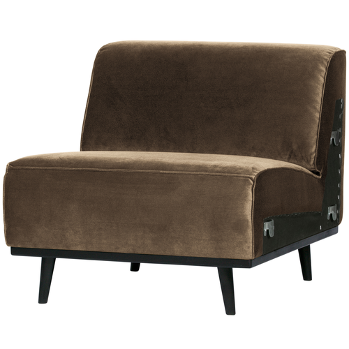 WOOOD 1-zits element Statement - Velvet - Taupe - 77x79x93 - vtwonen shop