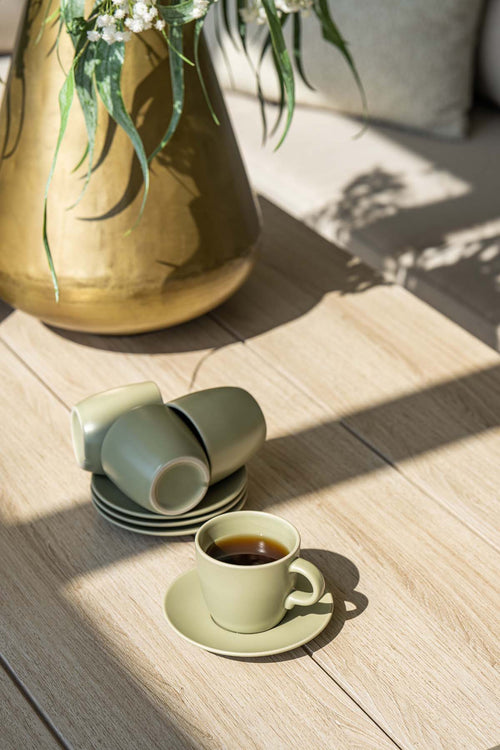 Garden Impressions Teramon loungeset met hoge tafel taupe rope