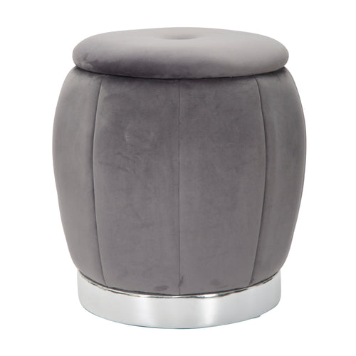 Mauro Ferretti pouf - 43x43 cm - grijs