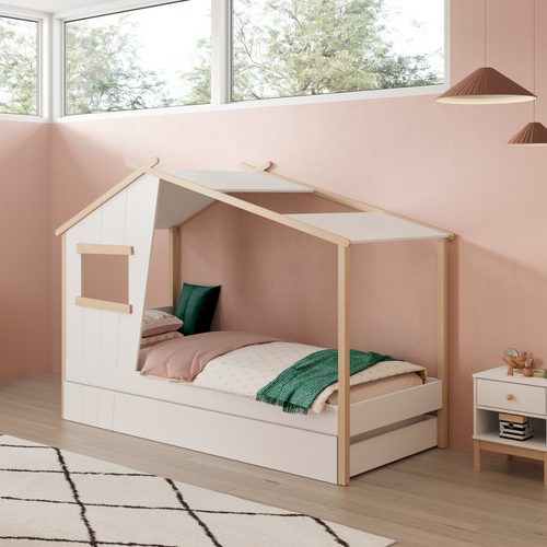 Calicosy - MARIA Bed - Wit - 103x215,4x158,5 cm