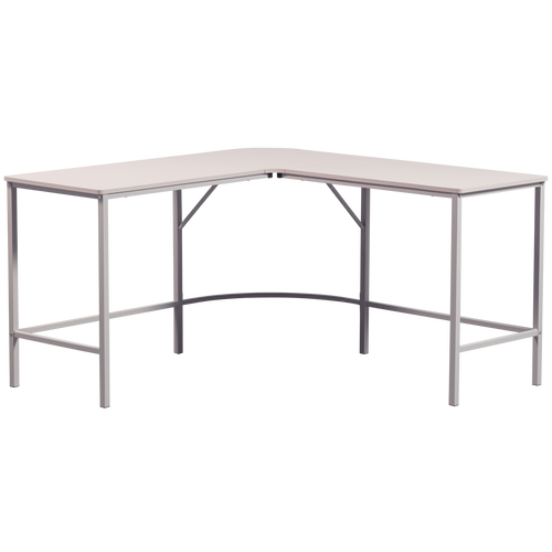 WOOOD hoekbureau Mike - Hout/Metaal - Dust - 75x185x185 - vtwonen shop