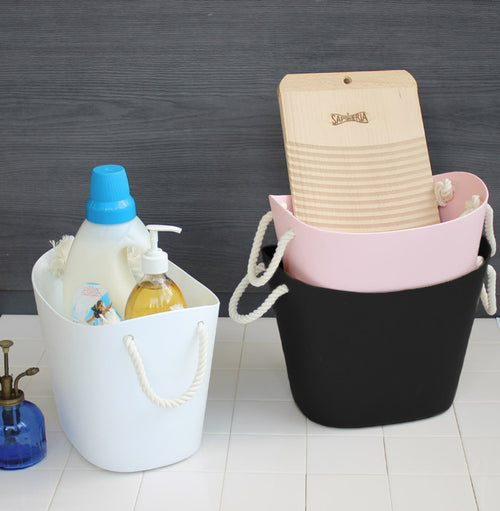 Hachiman Balcolore Opbergmand - S - Zwart - vtwonen shop