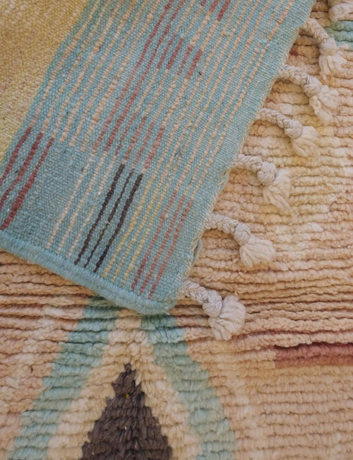 AFK Living vloerkleed Berber - handgemaakt - Wol - 97 x 152 cm - vtwonen shop