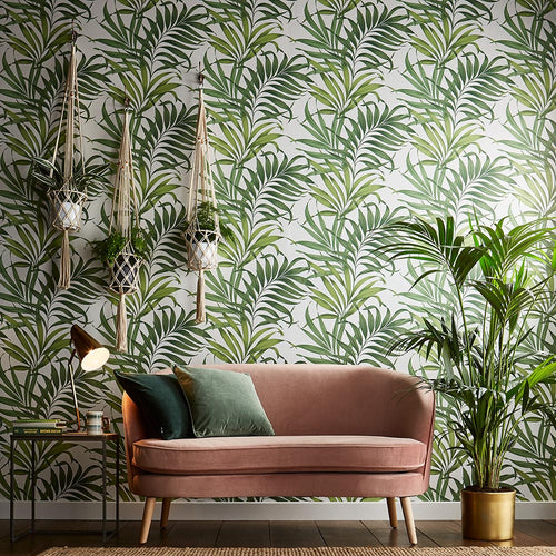 Graham & Brown Vliesbehang - Yasuni Bladeren Groen