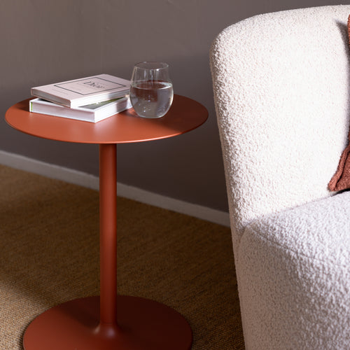 Spinder Design bijzettafel Lola - Rusty Terra - Ø 40 - vtwonen shop