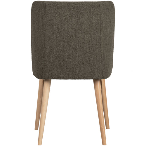 vtwonen eetkamerstoelen Force - Bouclé - Bruin - Set van 2 - vtwonen shop