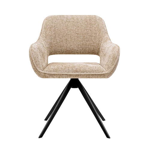 Kick draaistoel Nori - Champagne